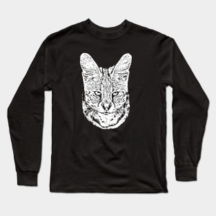 Serval portrait Long Sleeve T-Shirt